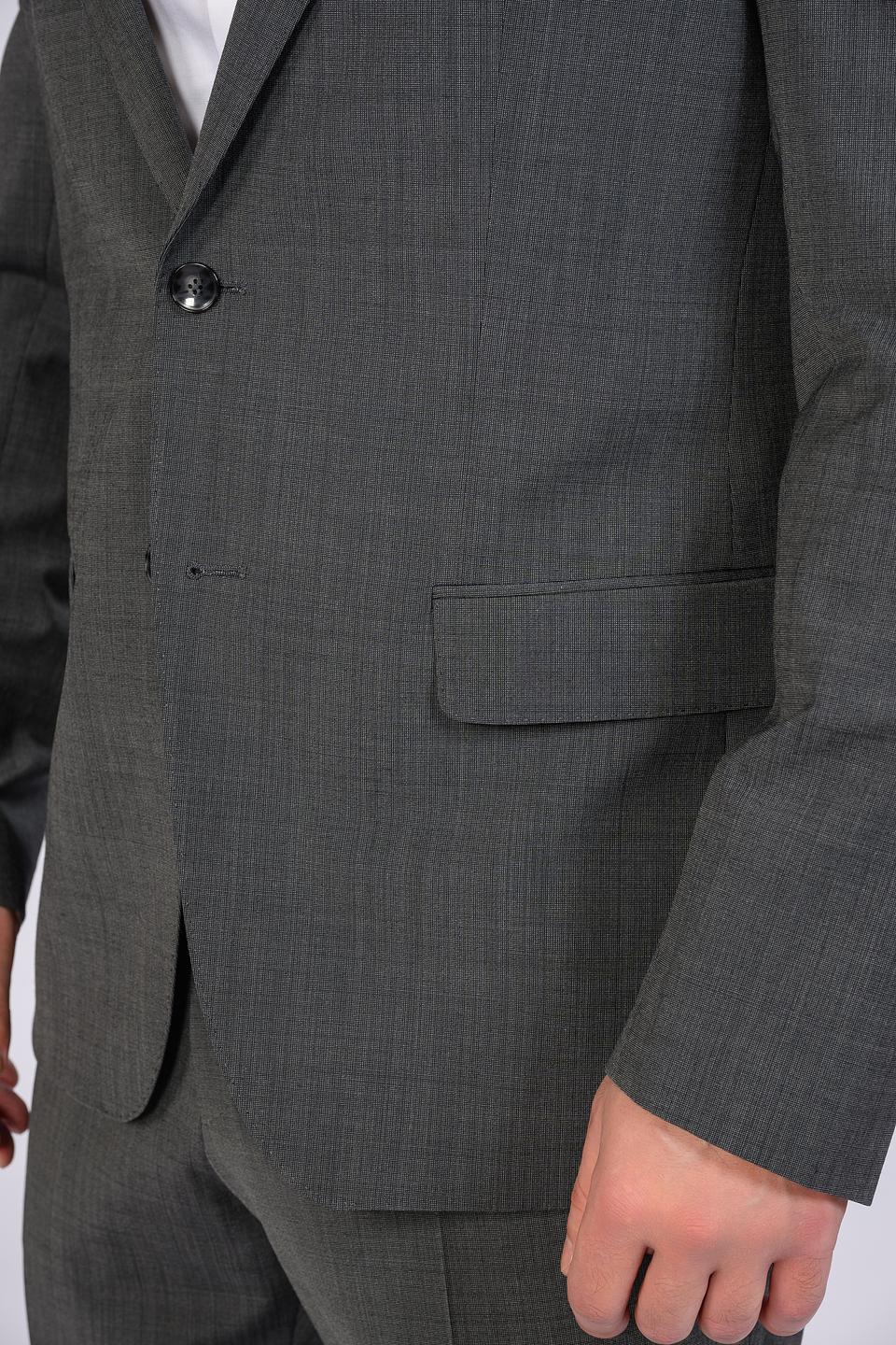 Костюм Boss Black серый клетка