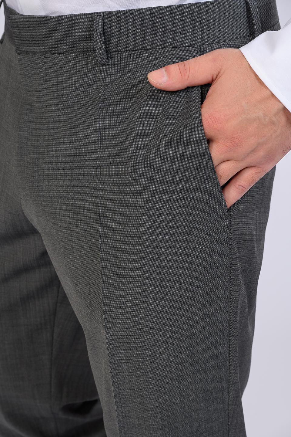 Костюм Boss Black серый клетка