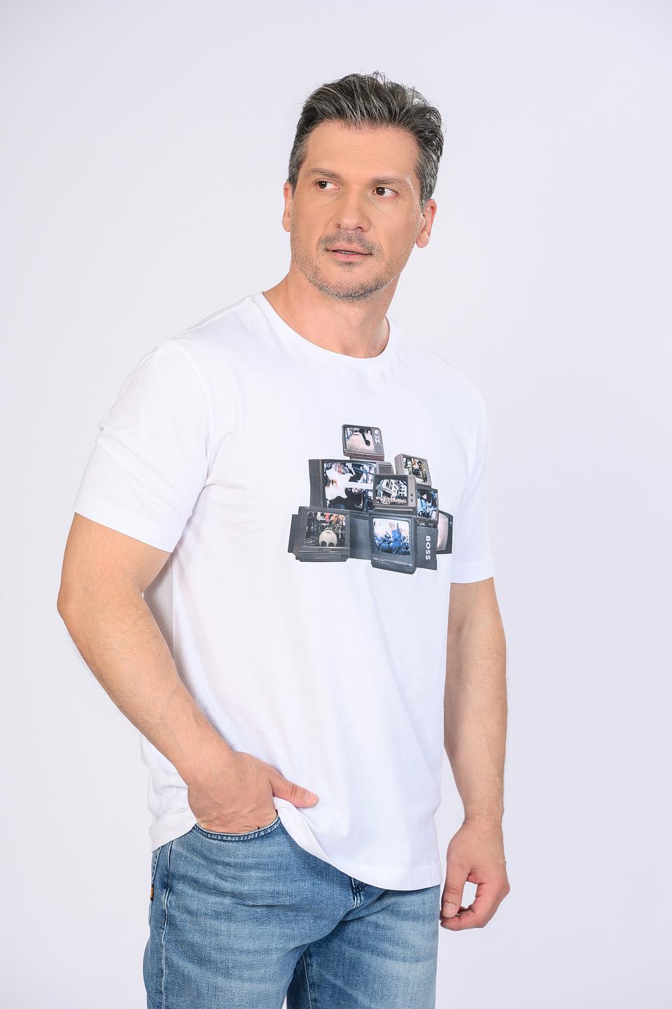 Футболка Boss Orange с принтом