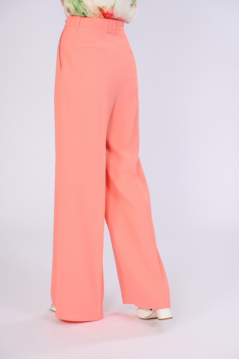 Брюки Boss Black палаццо оранжевые