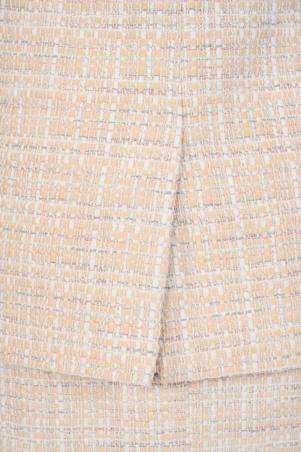 Жакет Boss Black в клетку бежевый