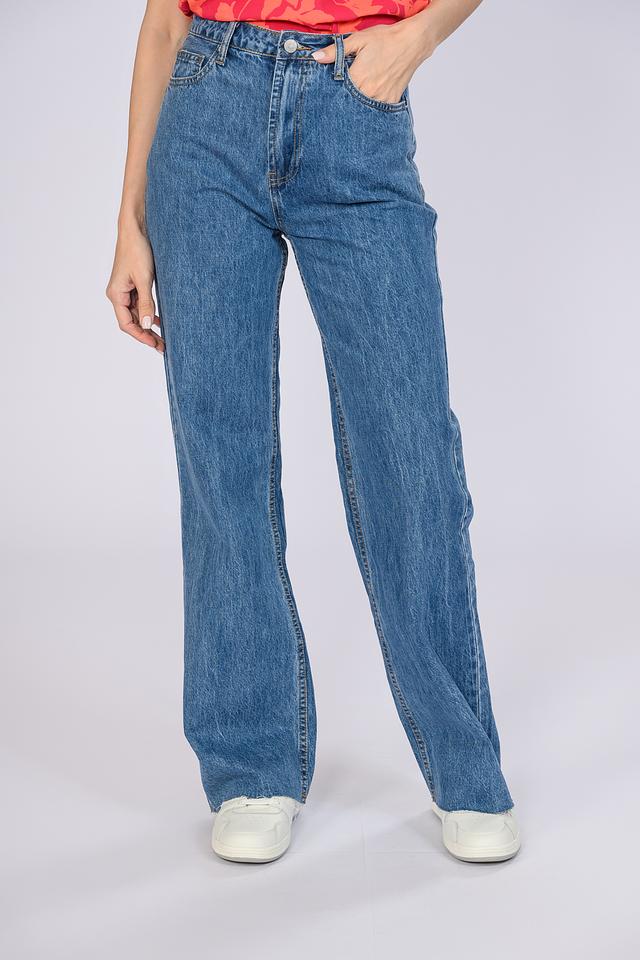 Джинсы Emka широкого кроя синие