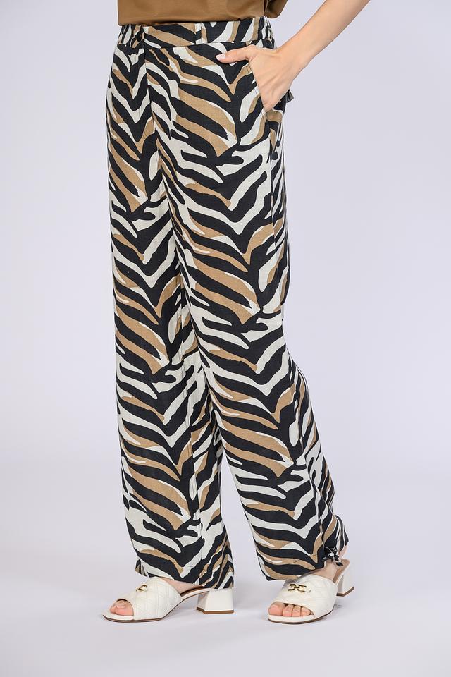 Брюки Emka принт зебра