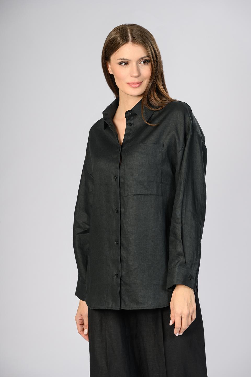 Рубашка Emka женская чёрная