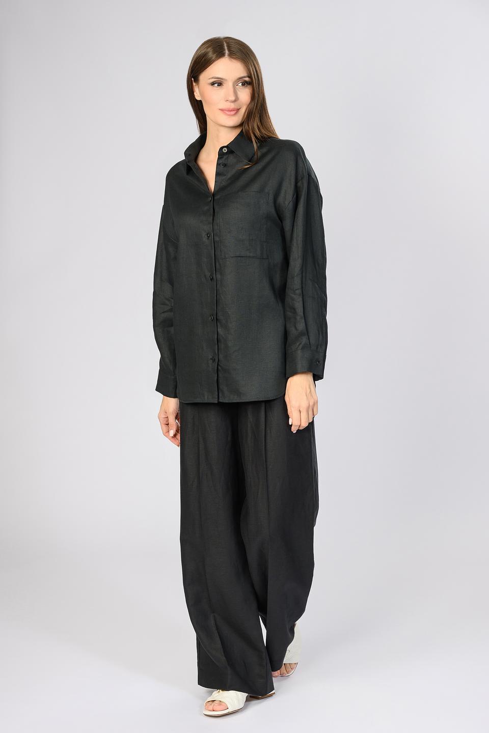 Рубашка Emka женская чёрная