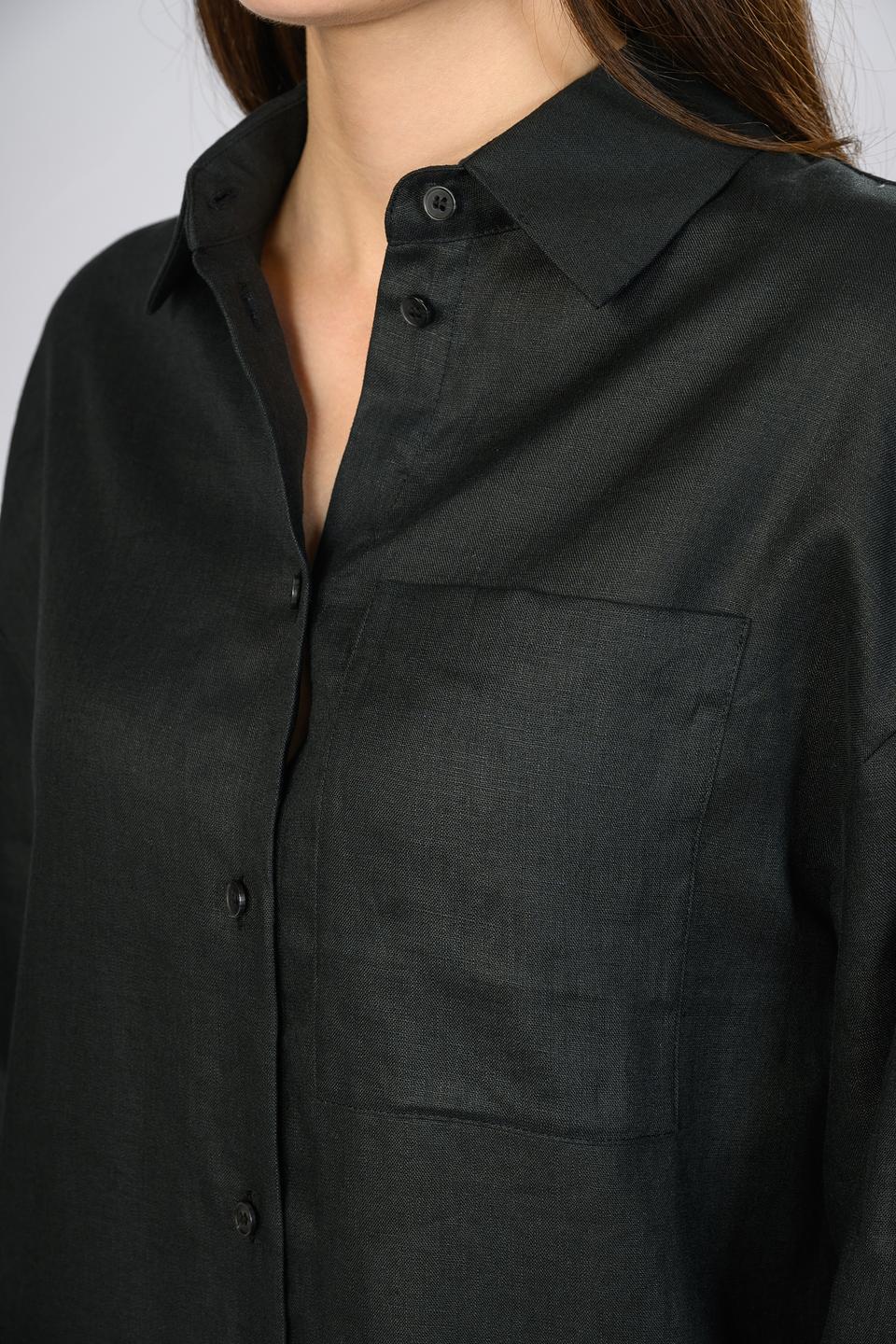 Рубашка Emka женская чёрная