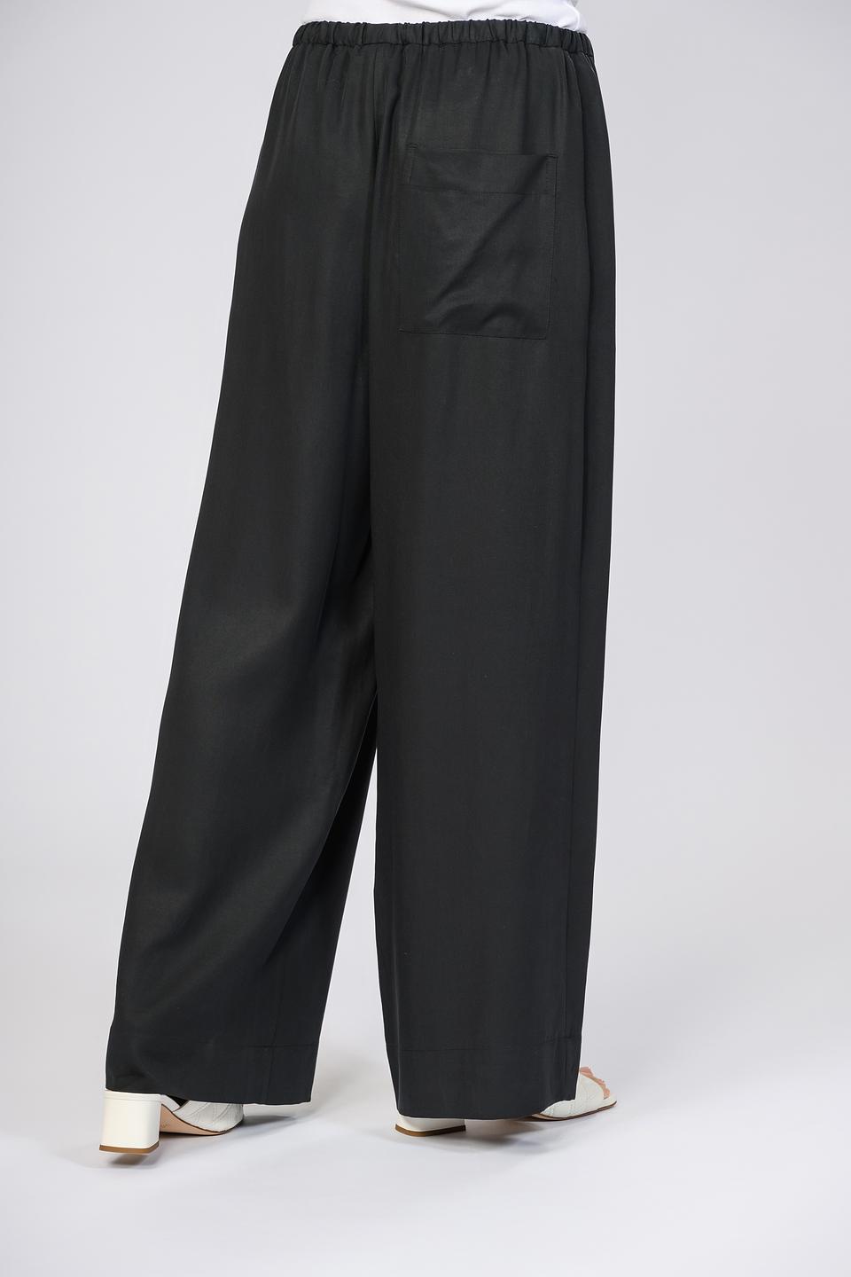 Брюки Shade палаццо чёрные