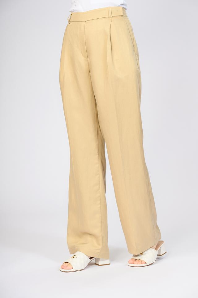 Брюки Emka палаццо бежевые