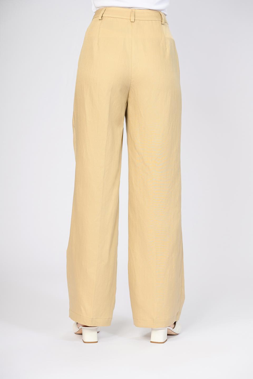 Брюки Emka палаццо бежевые