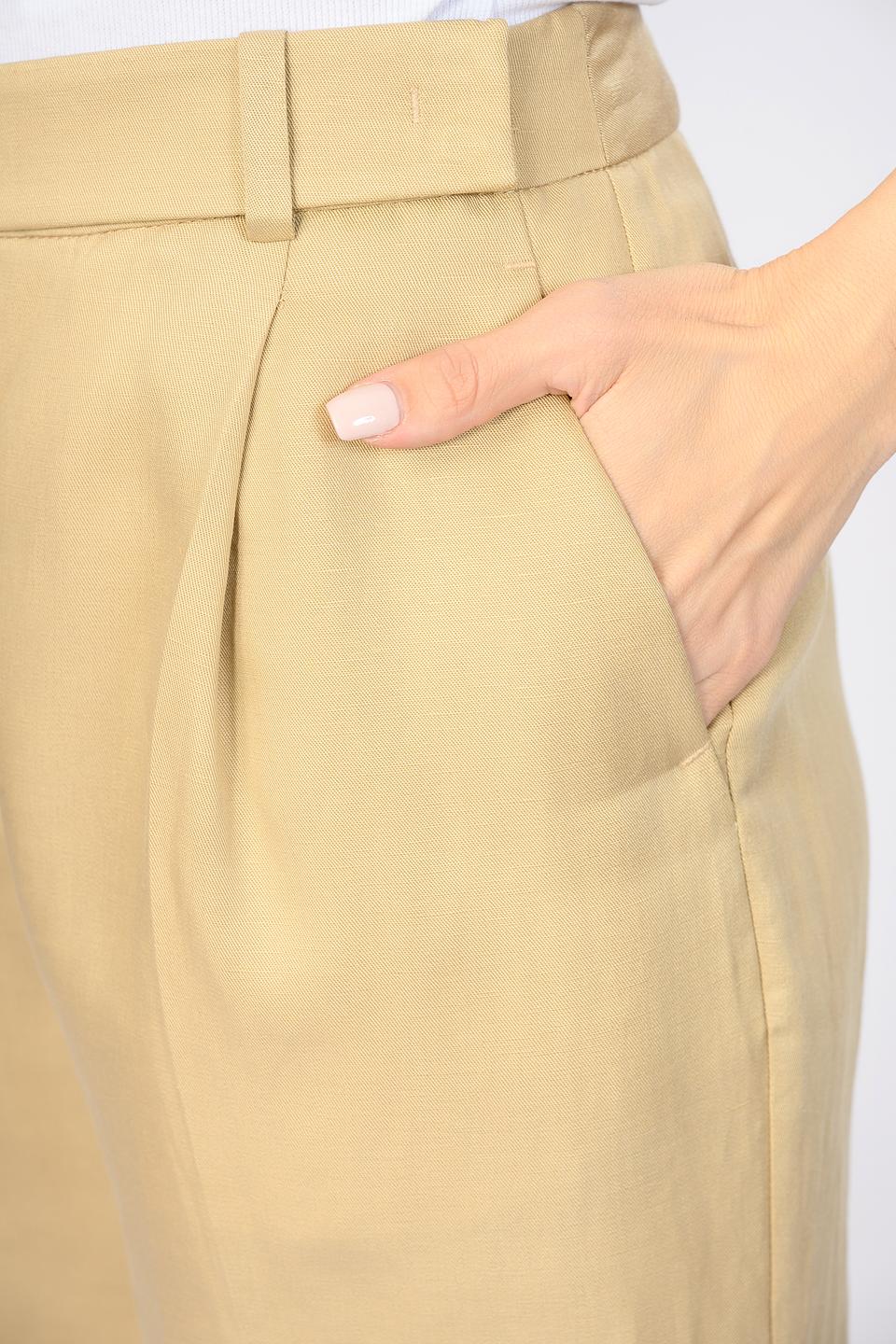 Брюки Emka палаццо бежевые