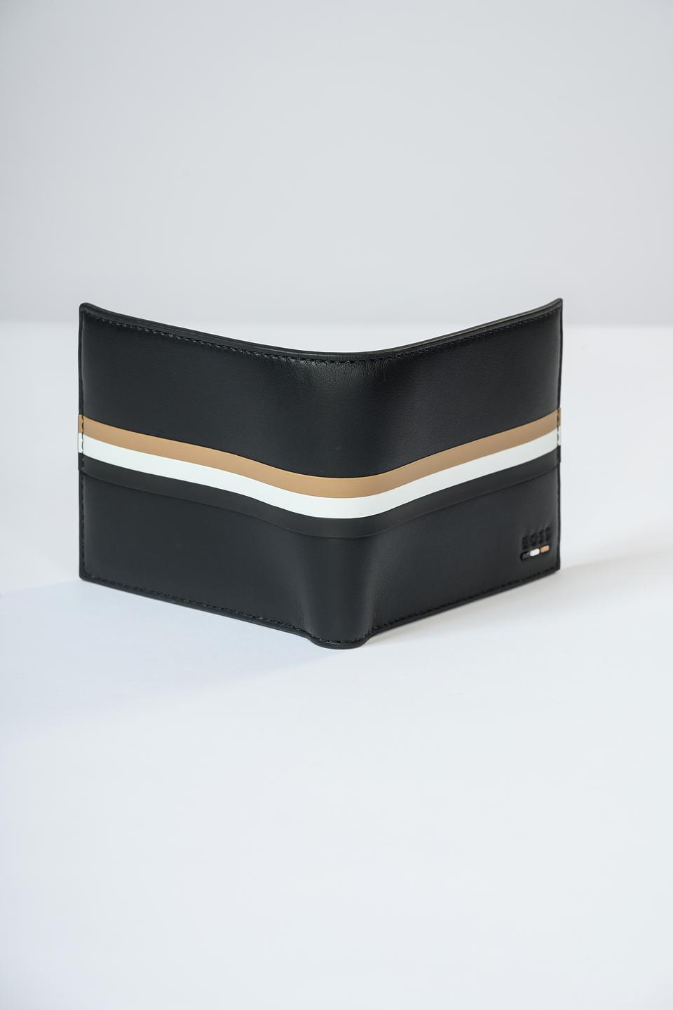 Кошелек Boss Black с полосками