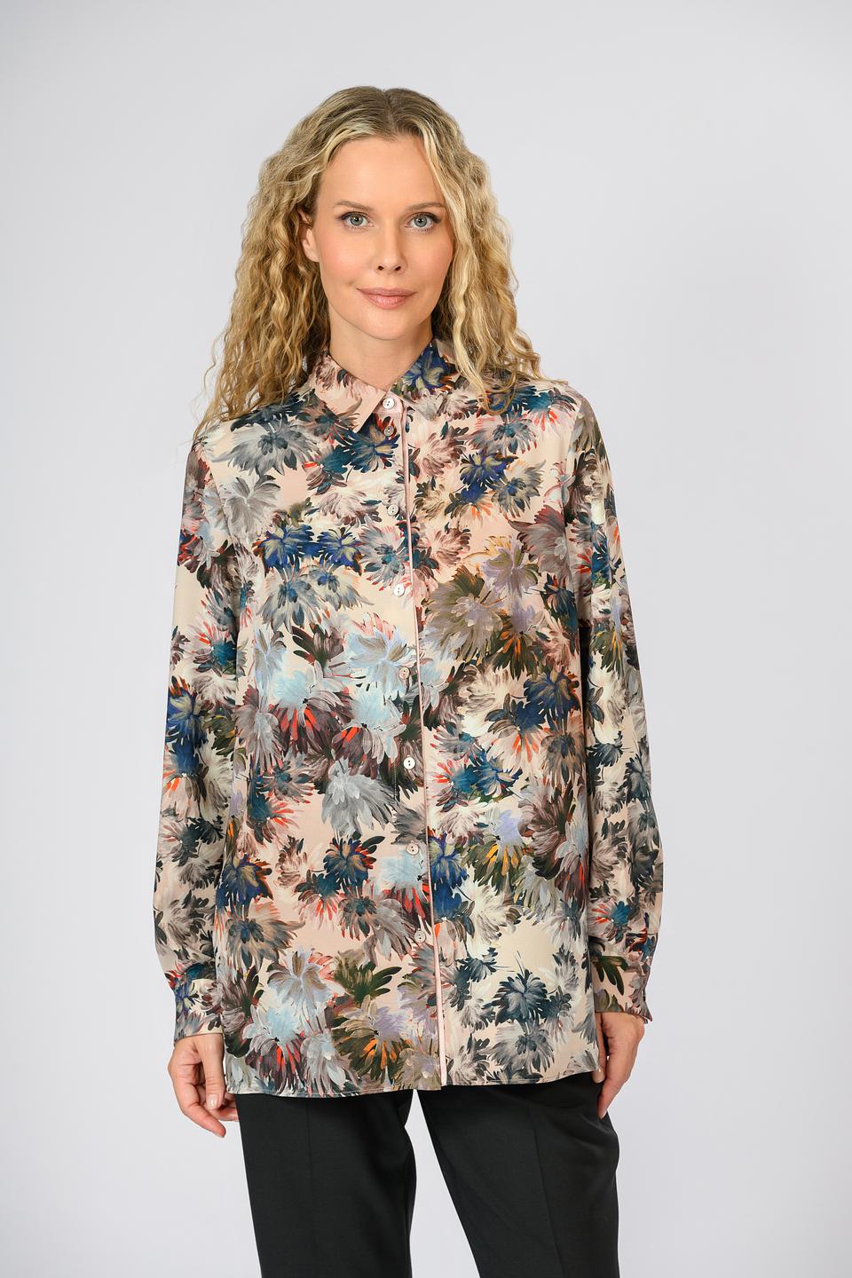 Блуза Giorgio Grati с цветочным принтом