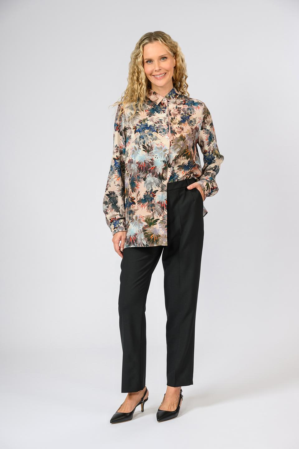 Блуза Giorgio Grati с цветочным принтом