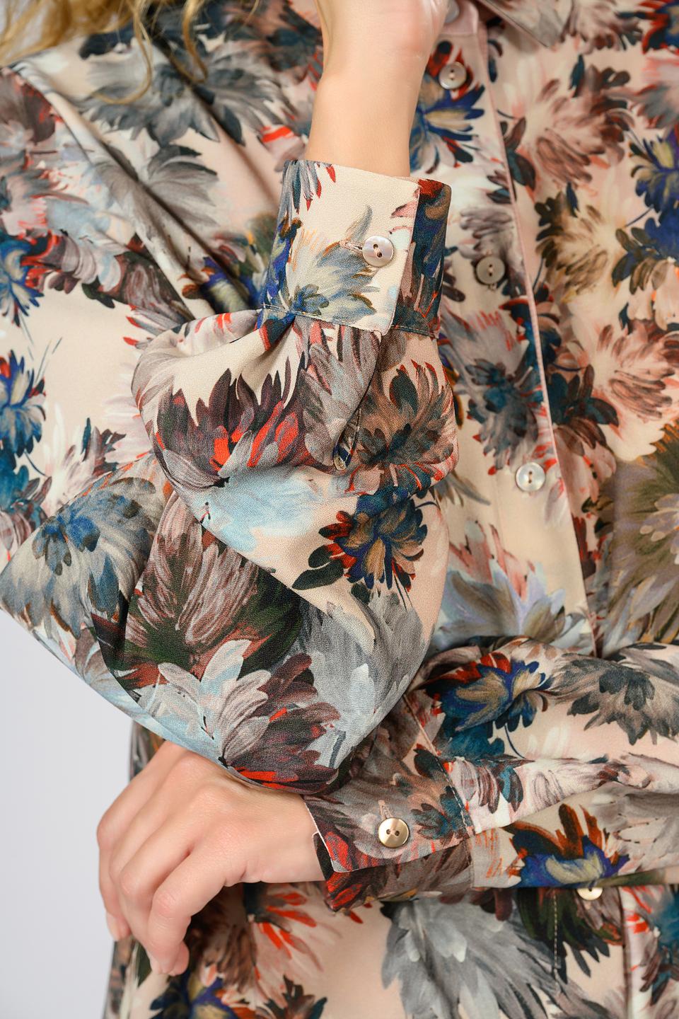 Блуза Giorgio Grati с цветочным принтом