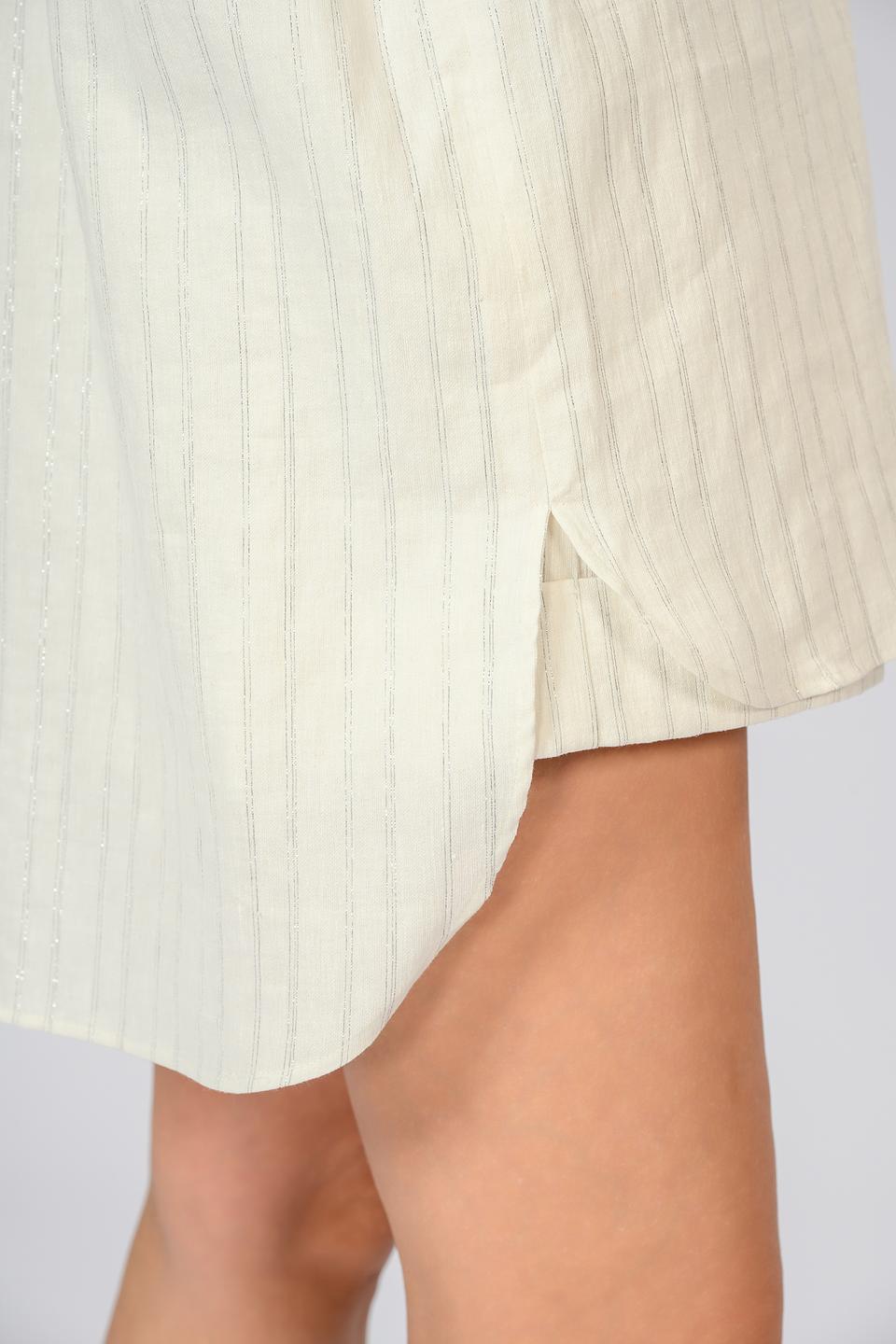 Блуза Twin Set в полоску бежевая