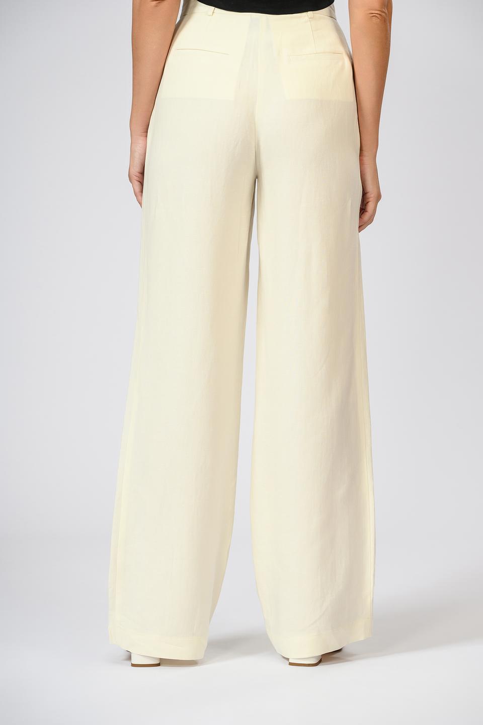 Брюки Patrizia Pepe палаццо кремовые