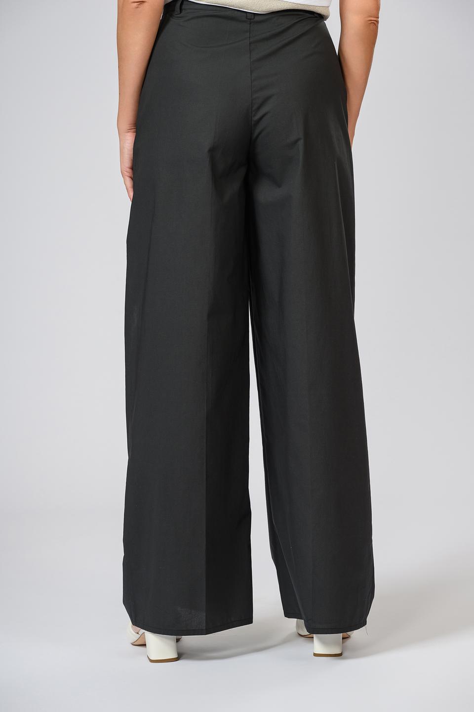 Брюки Patrizia Pepe чёрные широкие