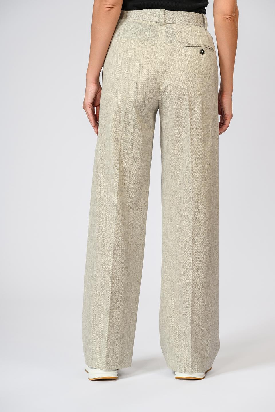 Брюки Circolo 1901 в клетку бежевые