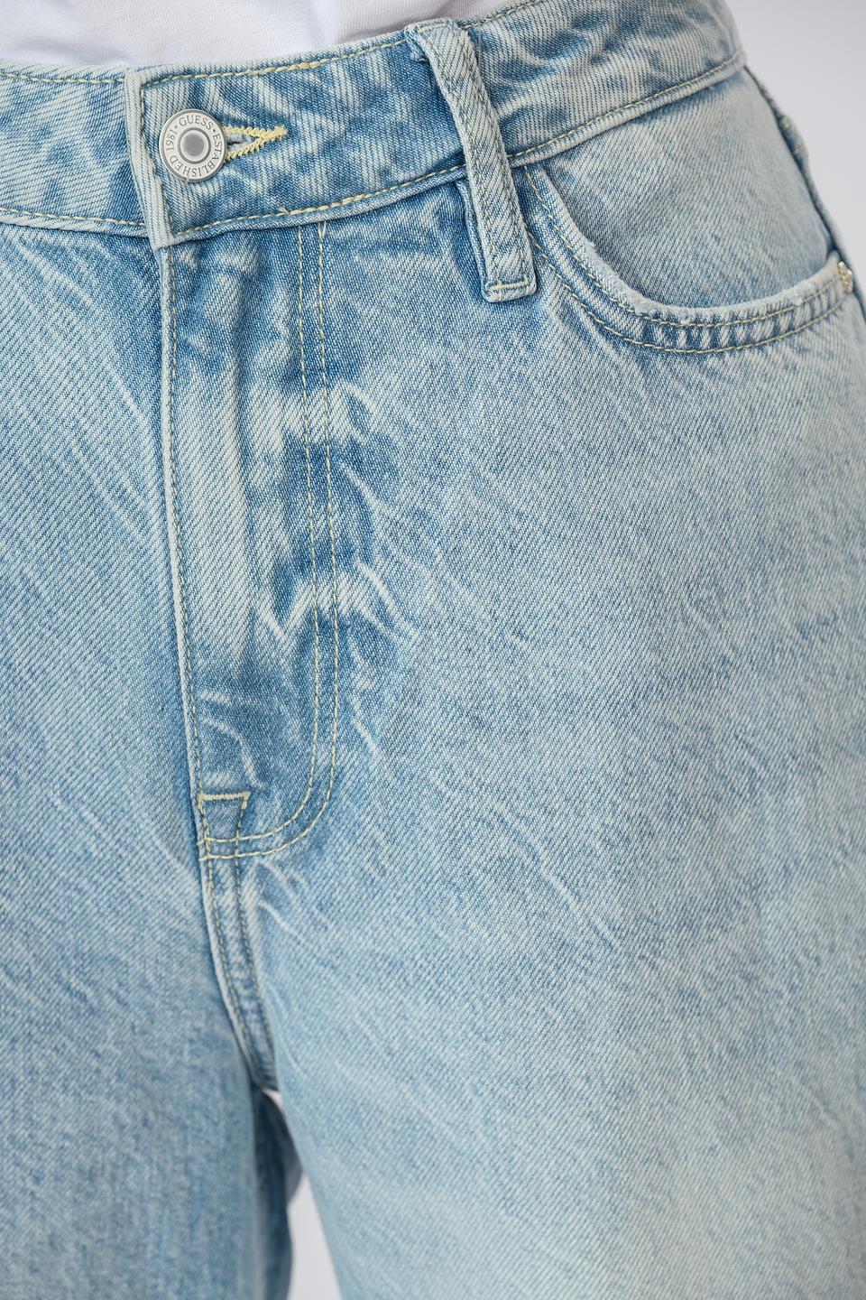 Брюки прямые Guess голубые