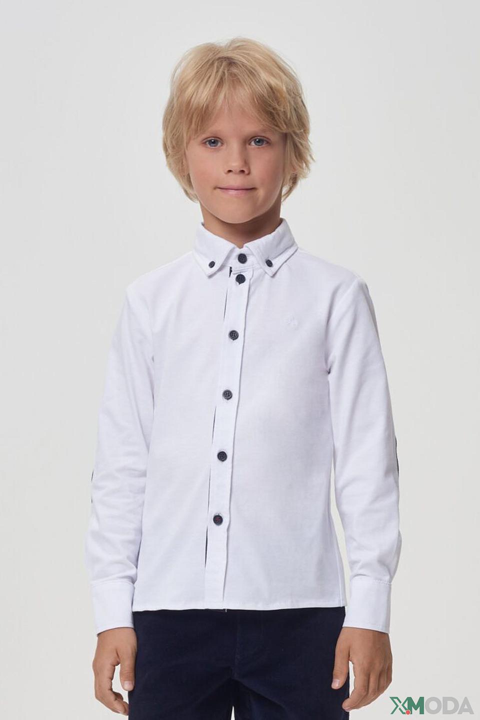 Рубашка Choupette белая с контрастной отделкой