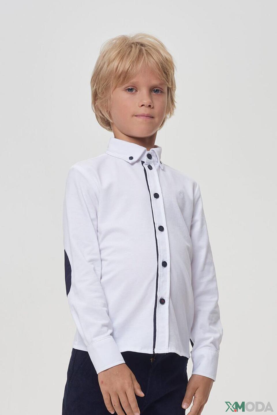 Рубашка Choupette белая с контрастной отделкой
