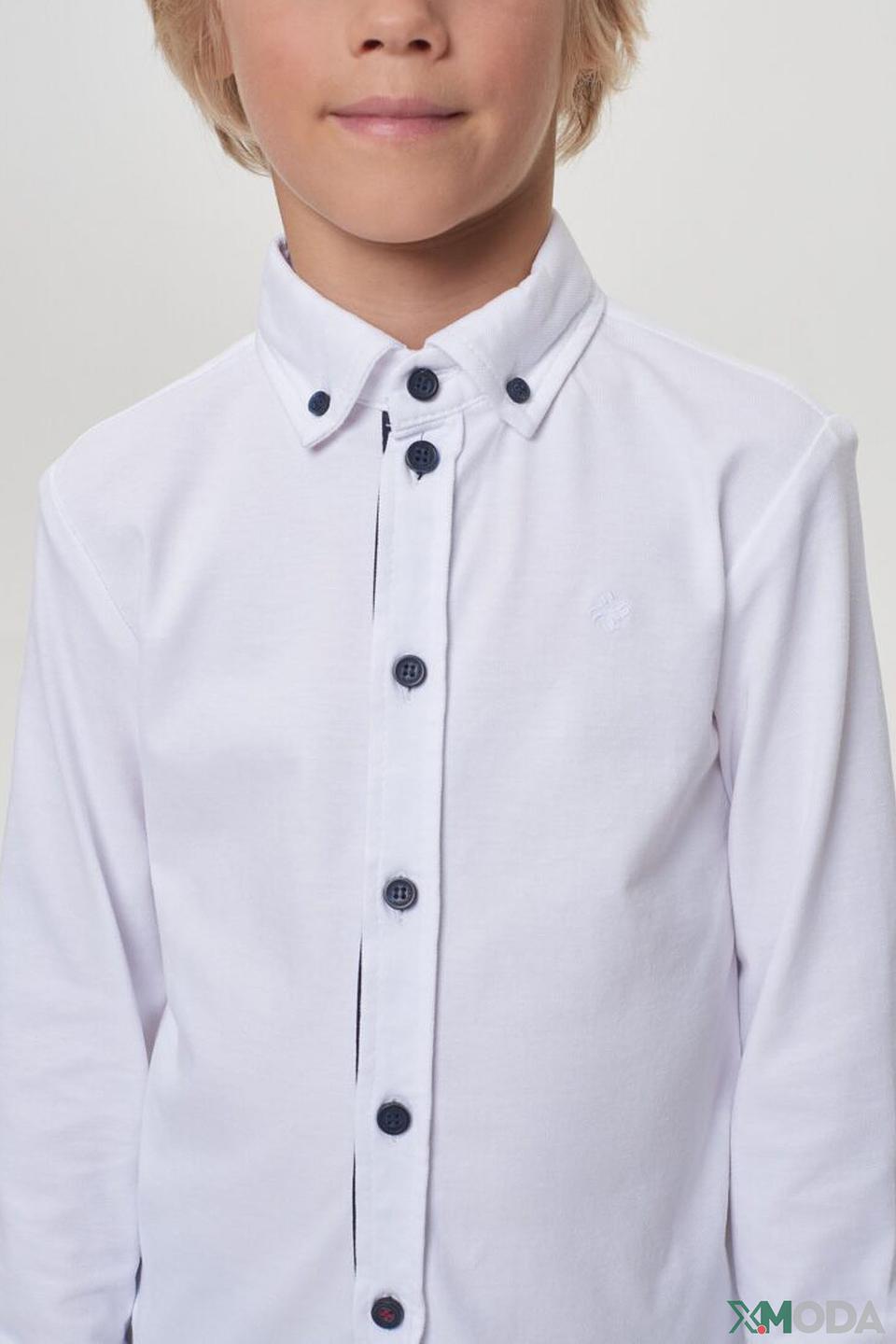 Рубашка Choupette белая с контрастной отделкой