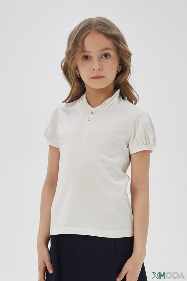 Поло Choupette с рукавами-фонариками, молочный