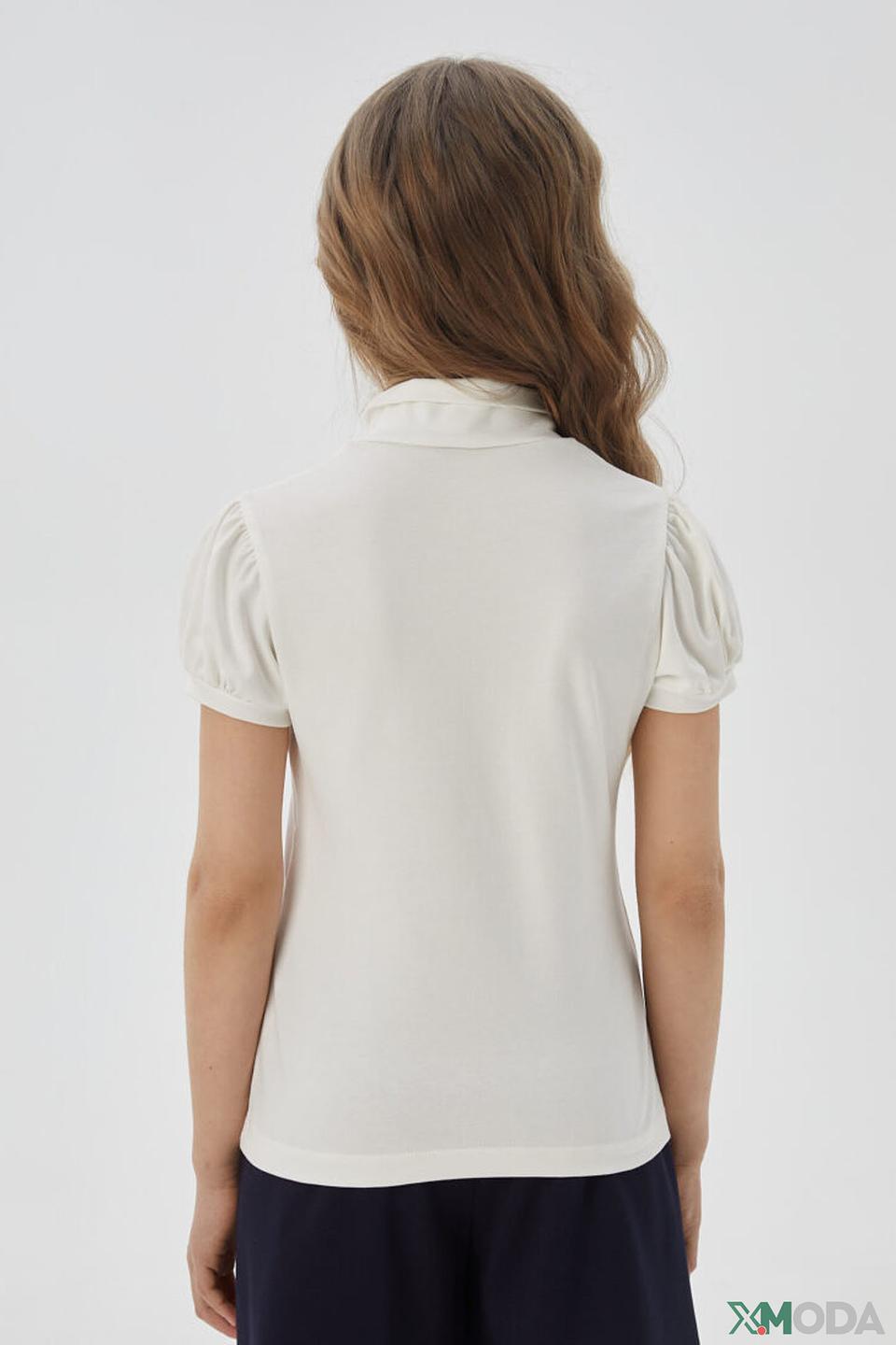 Поло Choupette с рукавами-фонариками, молочный