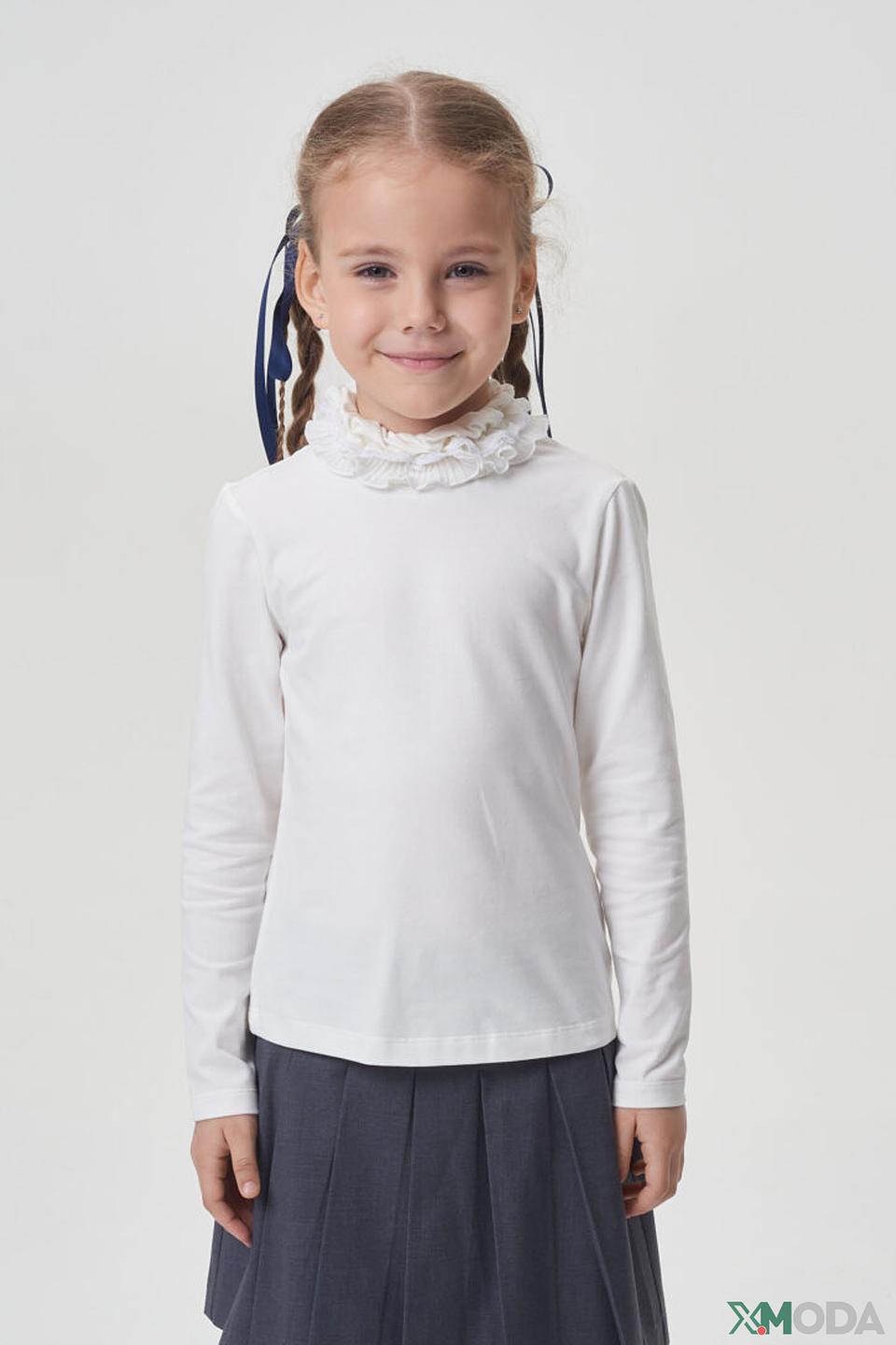 Джемпер Choupette с воротником-рюшью белый