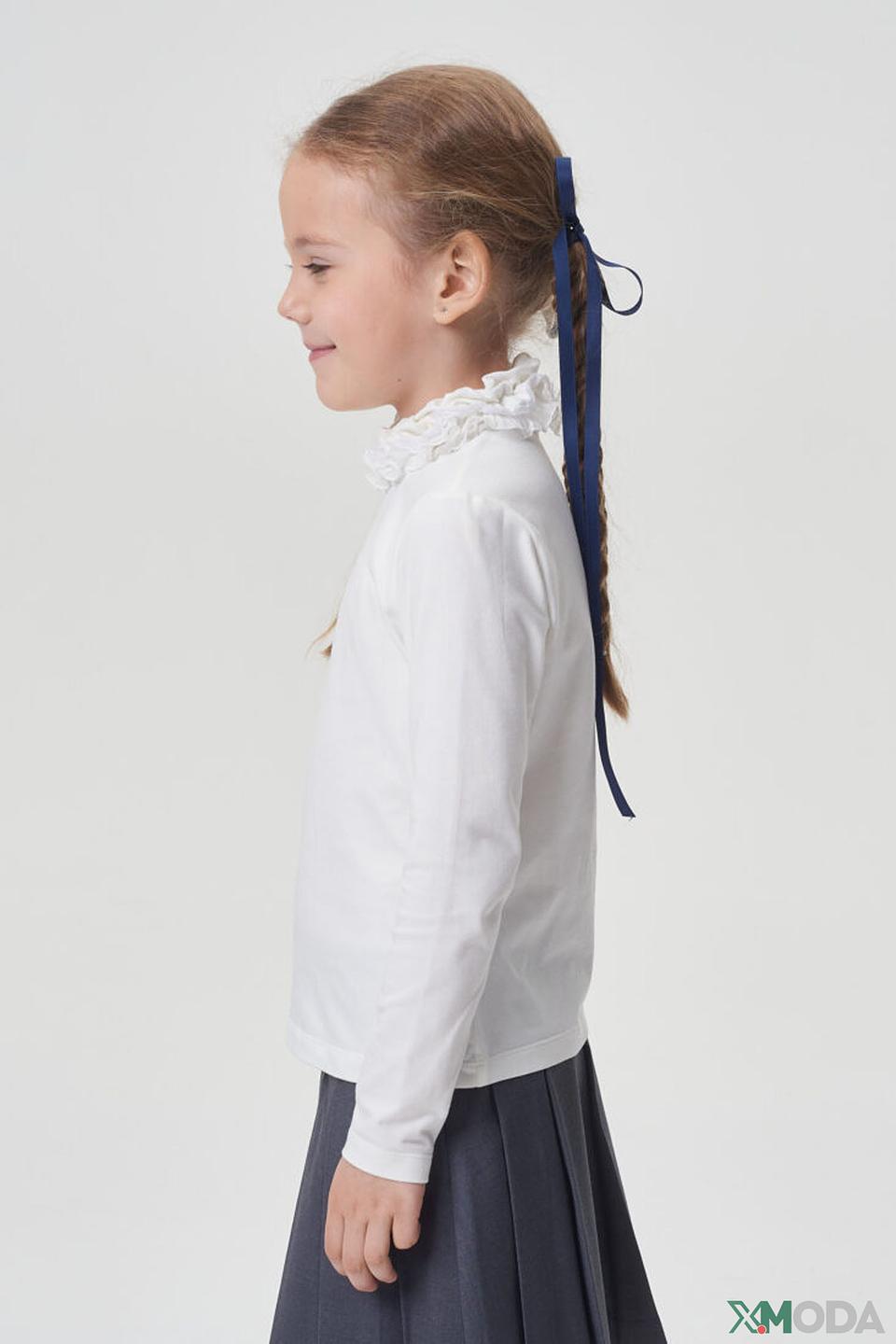 Джемпер Choupette с воротником-рюшью белый