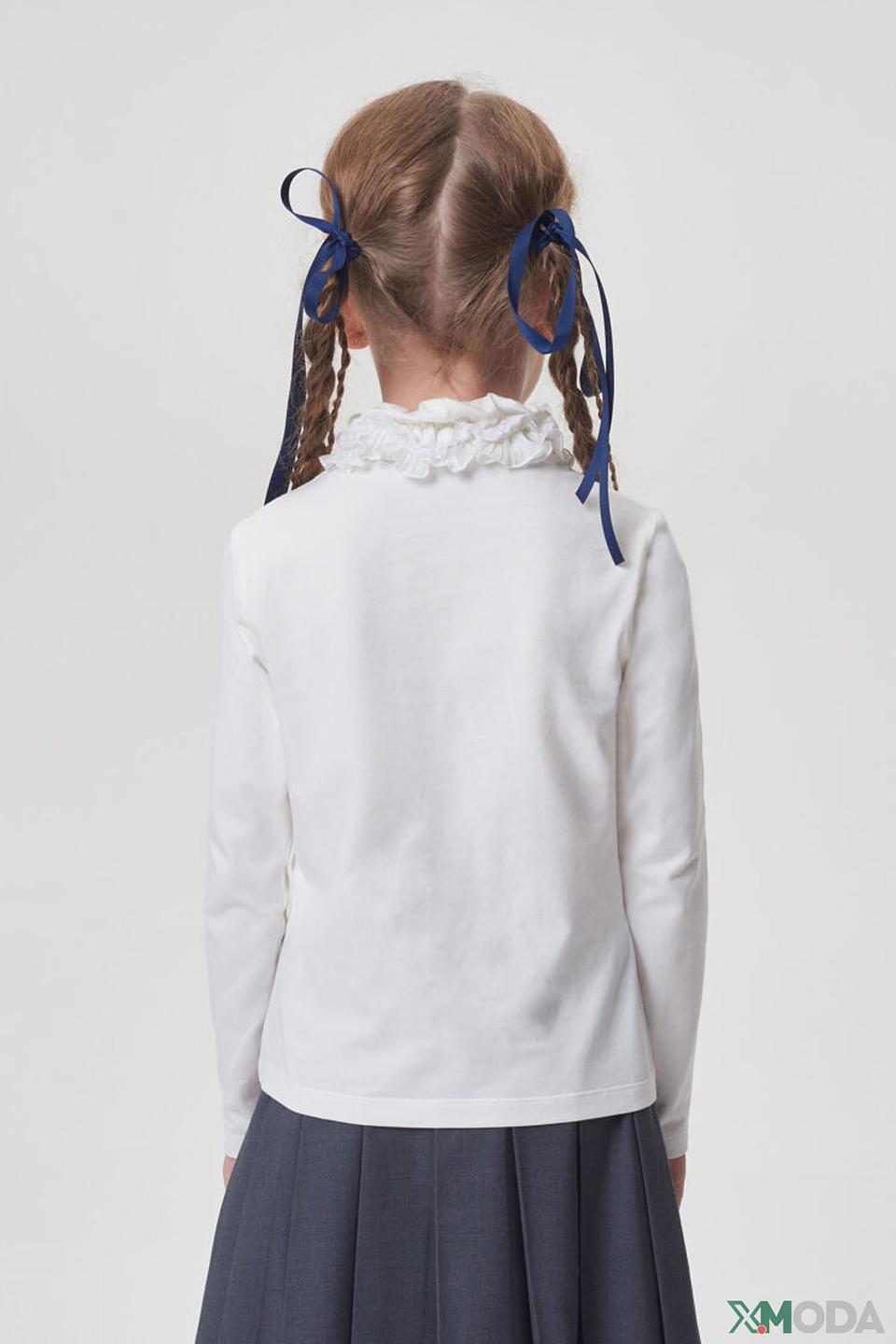 Джемпер Choupette с воротником-рюшью белый