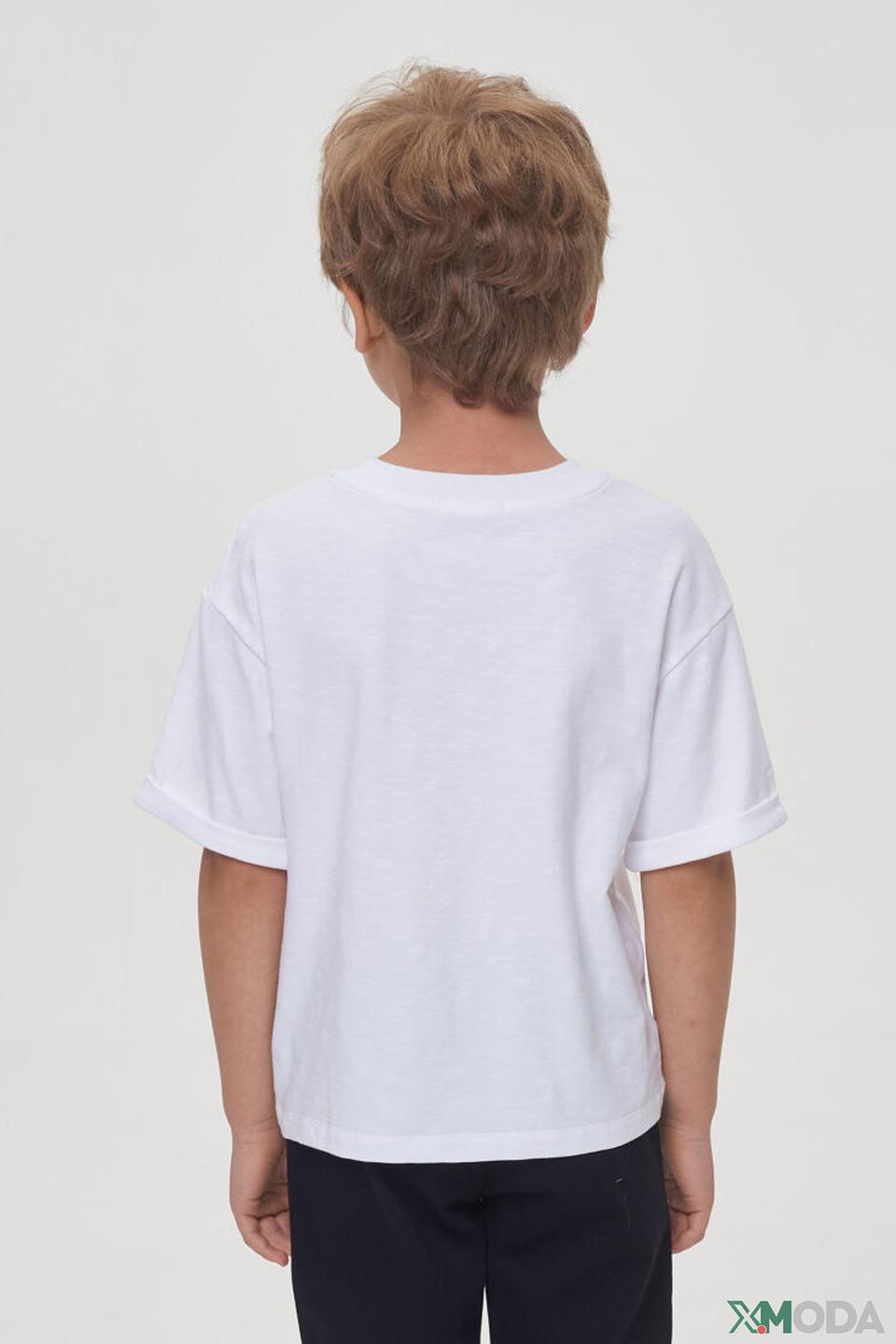 Белая футболка Choupette для мальчиков