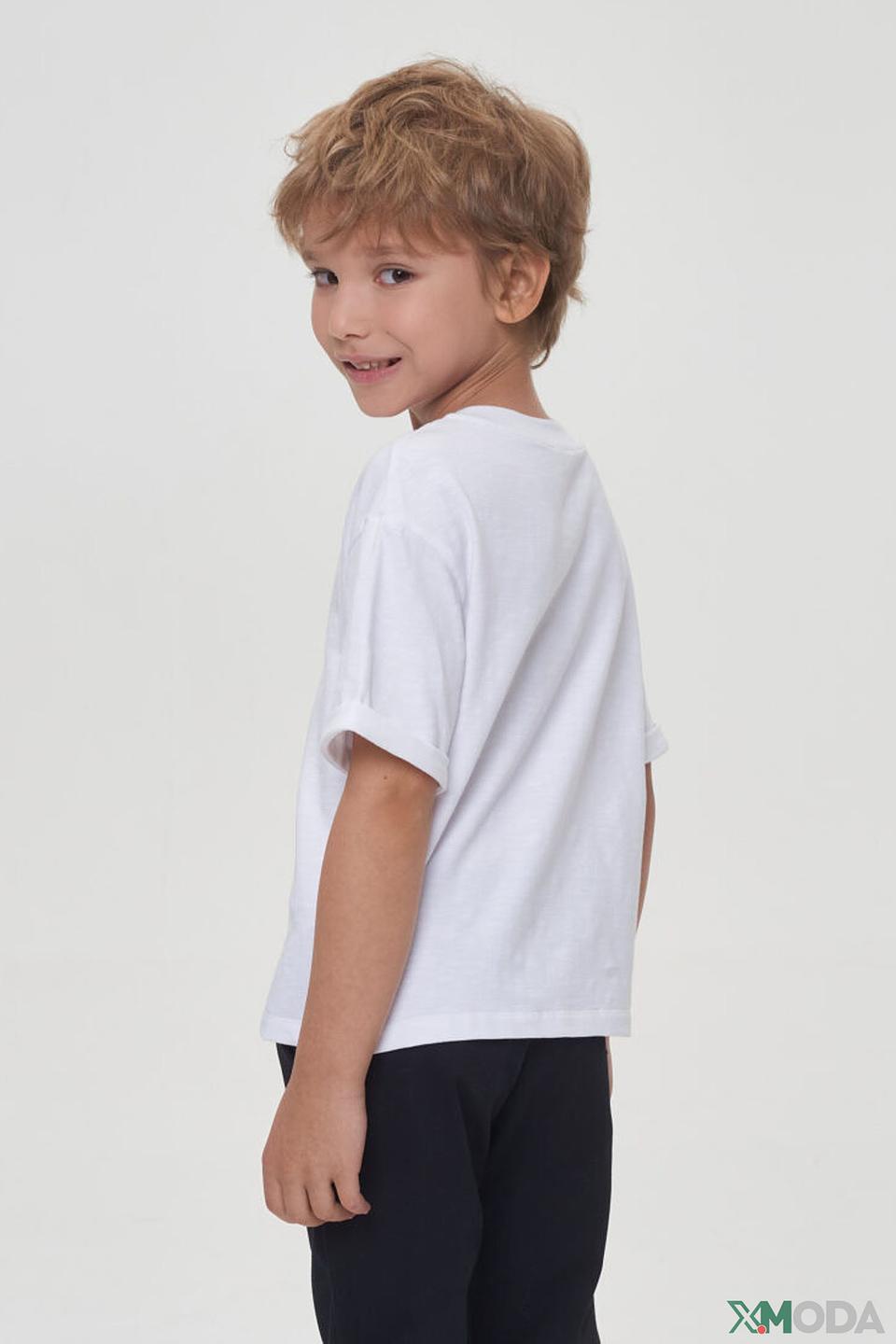 Белая футболка Choupette для мальчиков