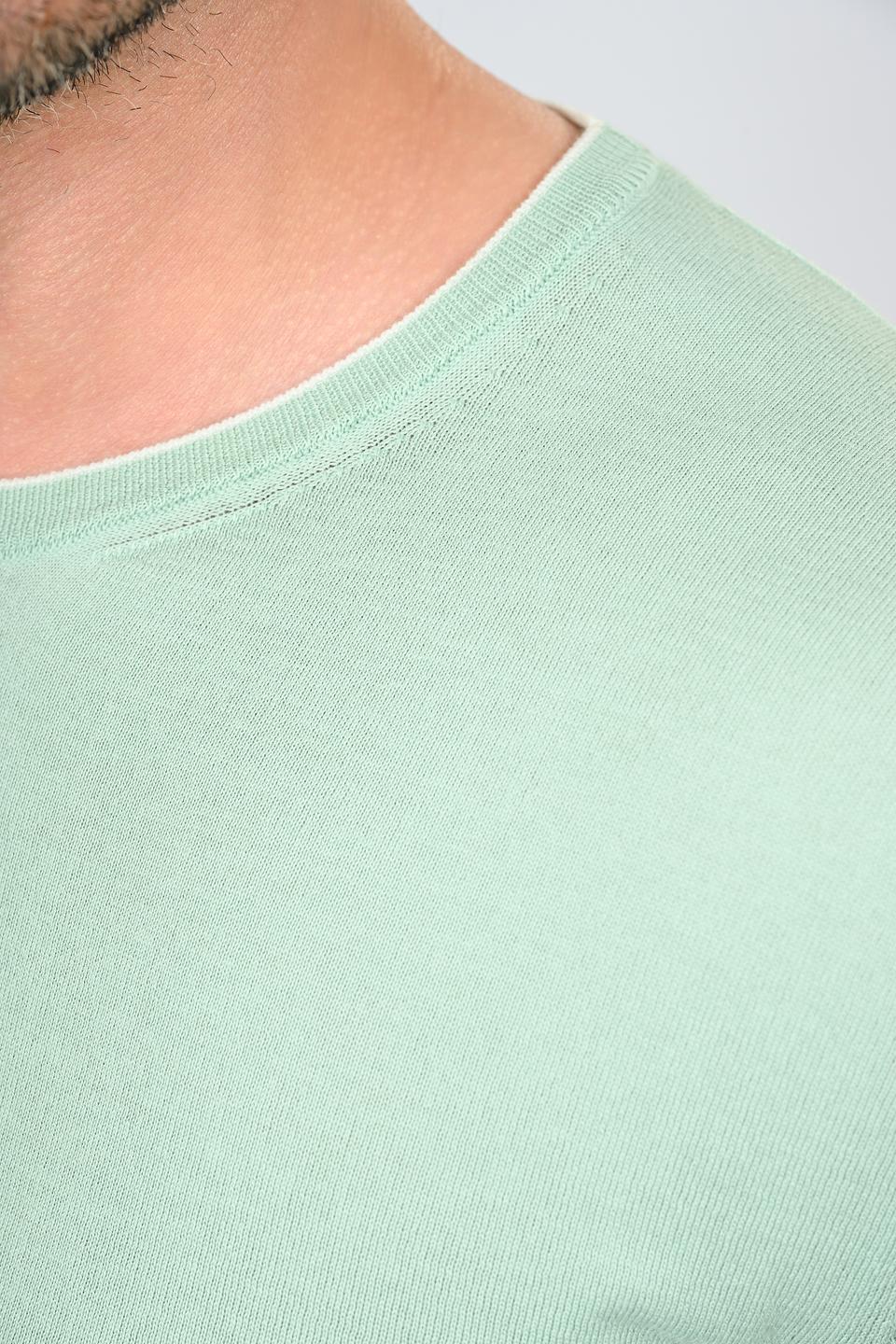 Пуловер Radi Perugia мятный с коротким рукавом