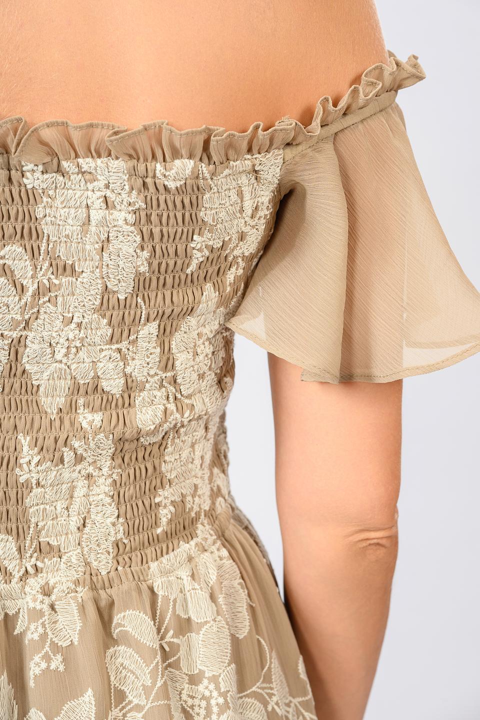 Платье Guess с цветочным принтом