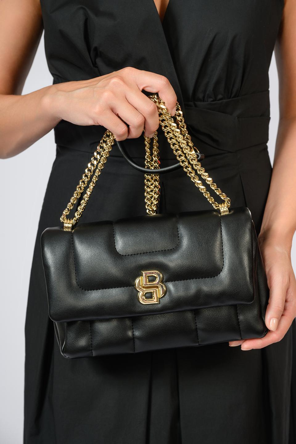 Сумка Boss Black стеганая чёрная