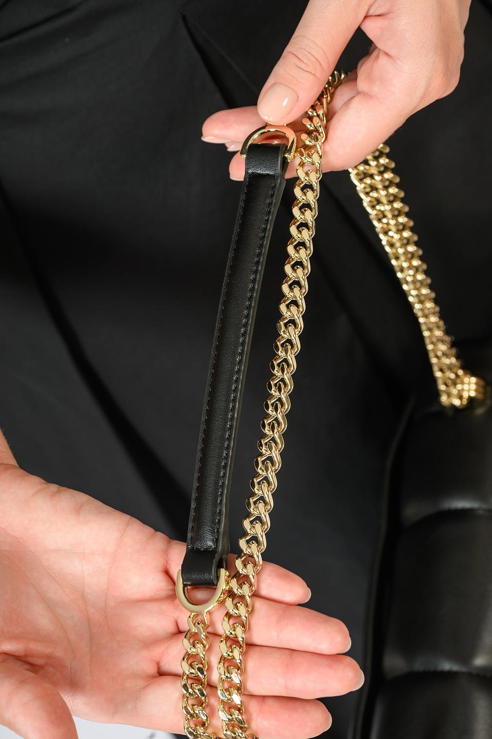 Сумка Boss Black стеганая чёрная