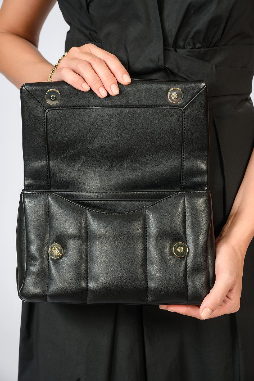 Сумка Boss Black стеганая чёрная