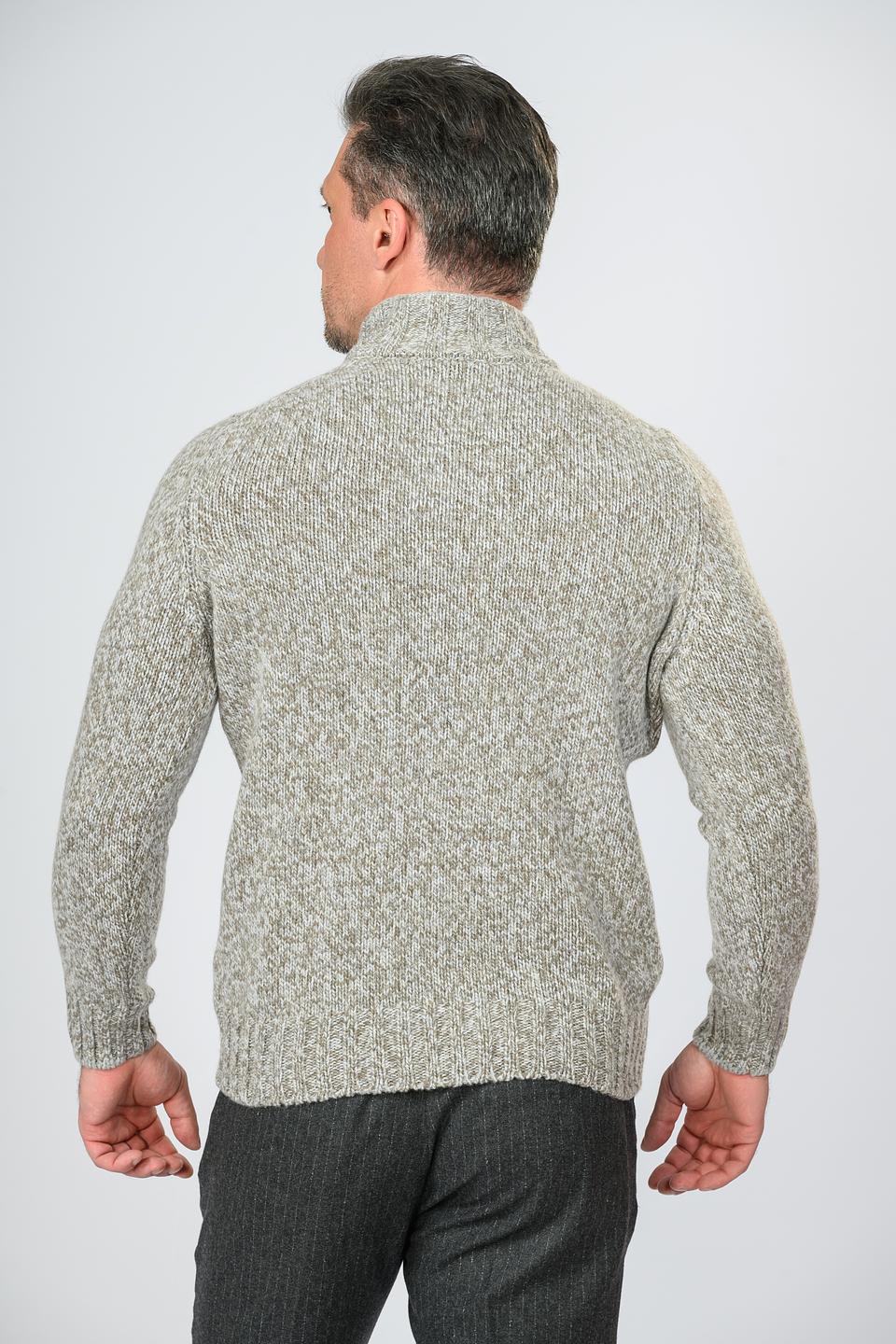 Пуловер Gran Sasso с пуговицами серый