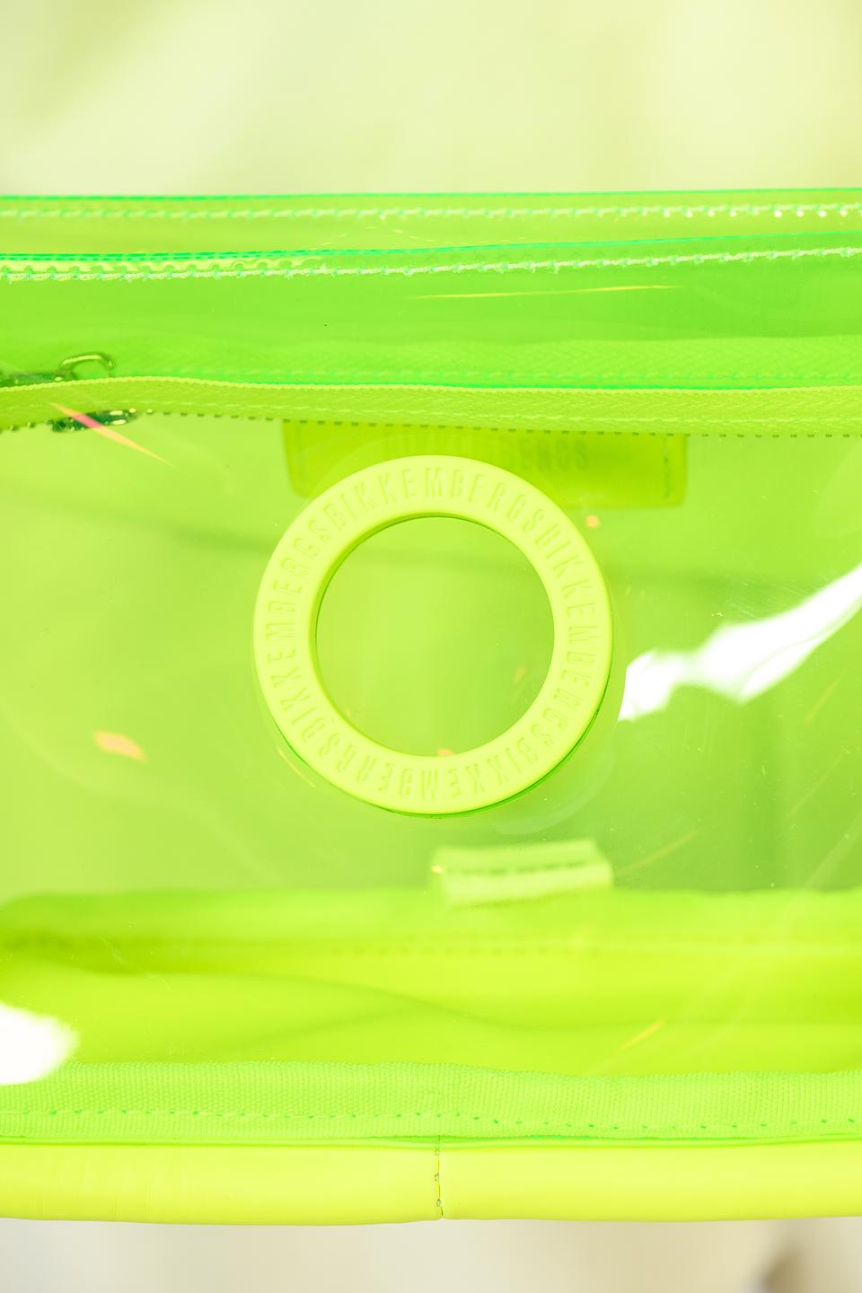 Сумка Bikkembergs прозрачная лайм