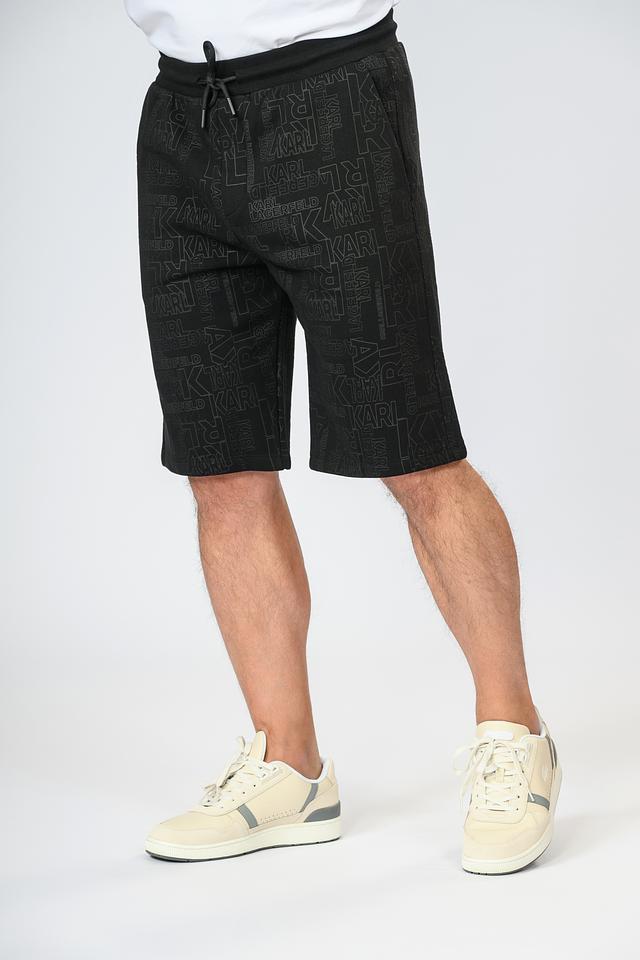 Шорты Karl Lagerfeld с логотипом чёрные