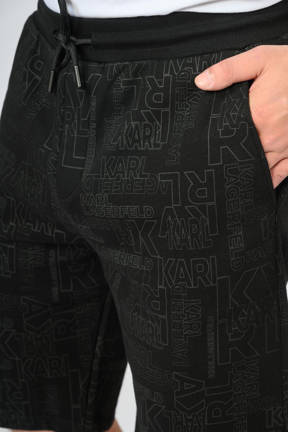 Шорты Karl Lagerfeld с логотипом чёрные
