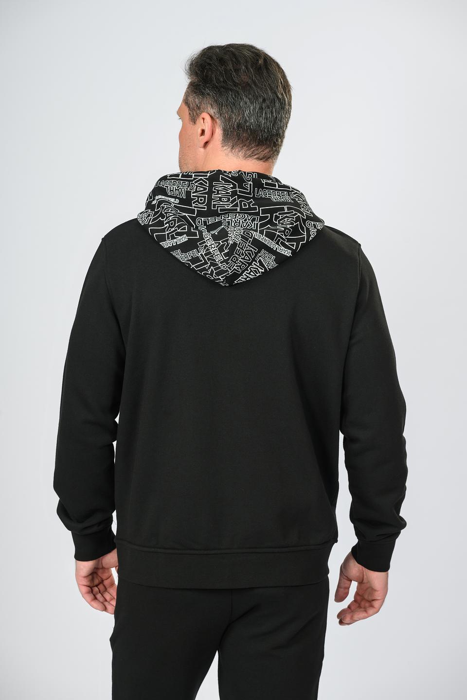 Толстовка Karl Lagerfeld чёрная с капюшоном