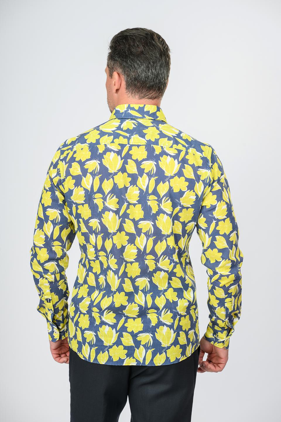 Рубашка Joop! муж. с цветочным принтом