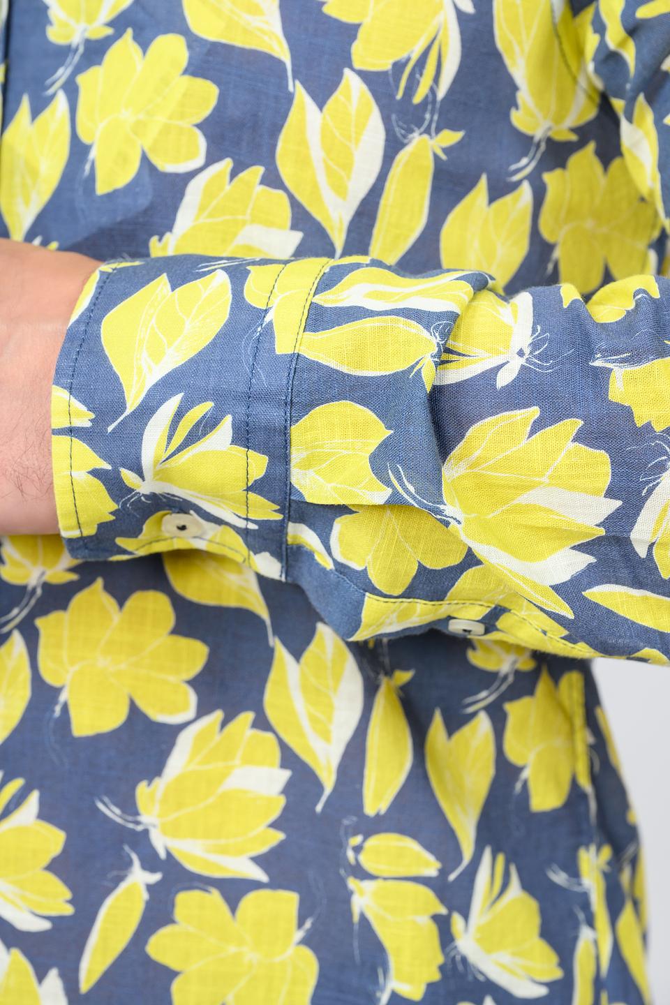 Рубашка Joop! муж. с цветочным принтом