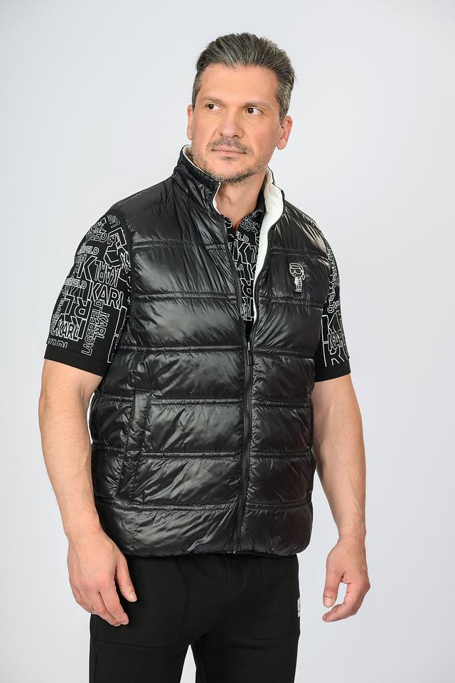 Жилет стеганый Karl Lagerfeld черный