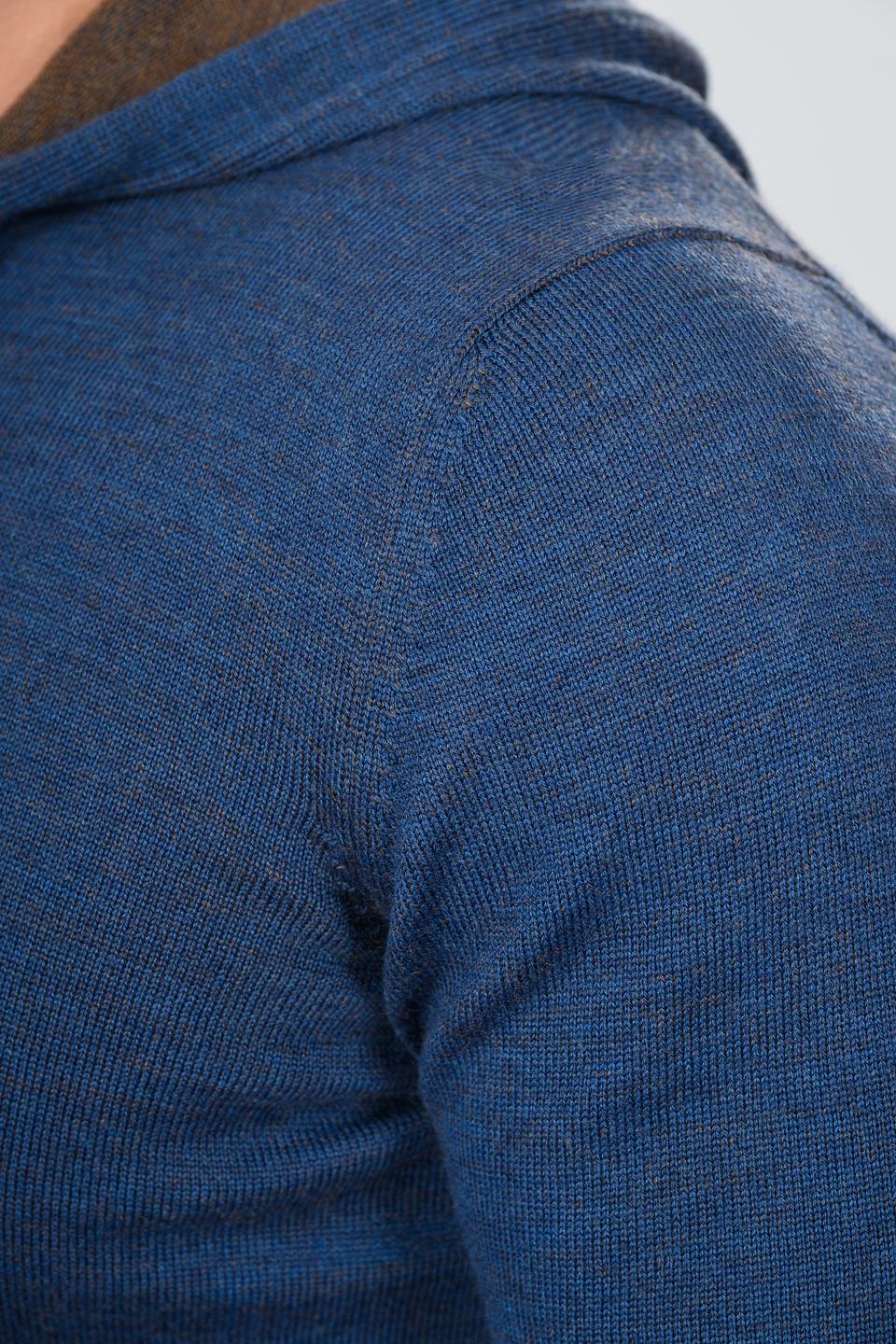 Кардиган Gran Sasso мужской синий на молнии