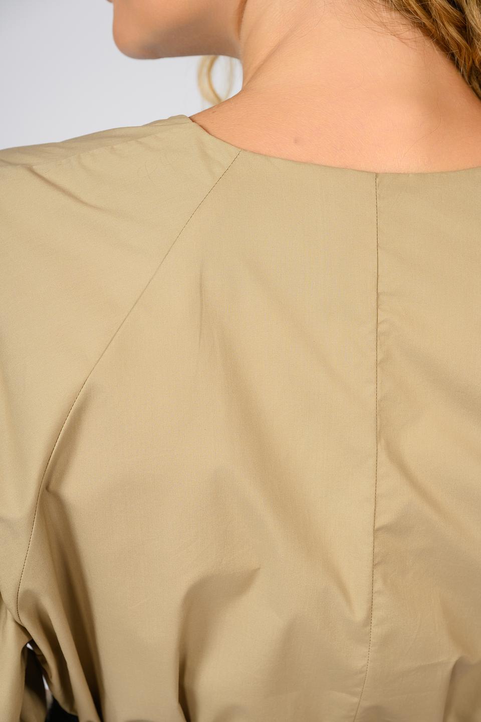 Платье Shade бежевое с поясом