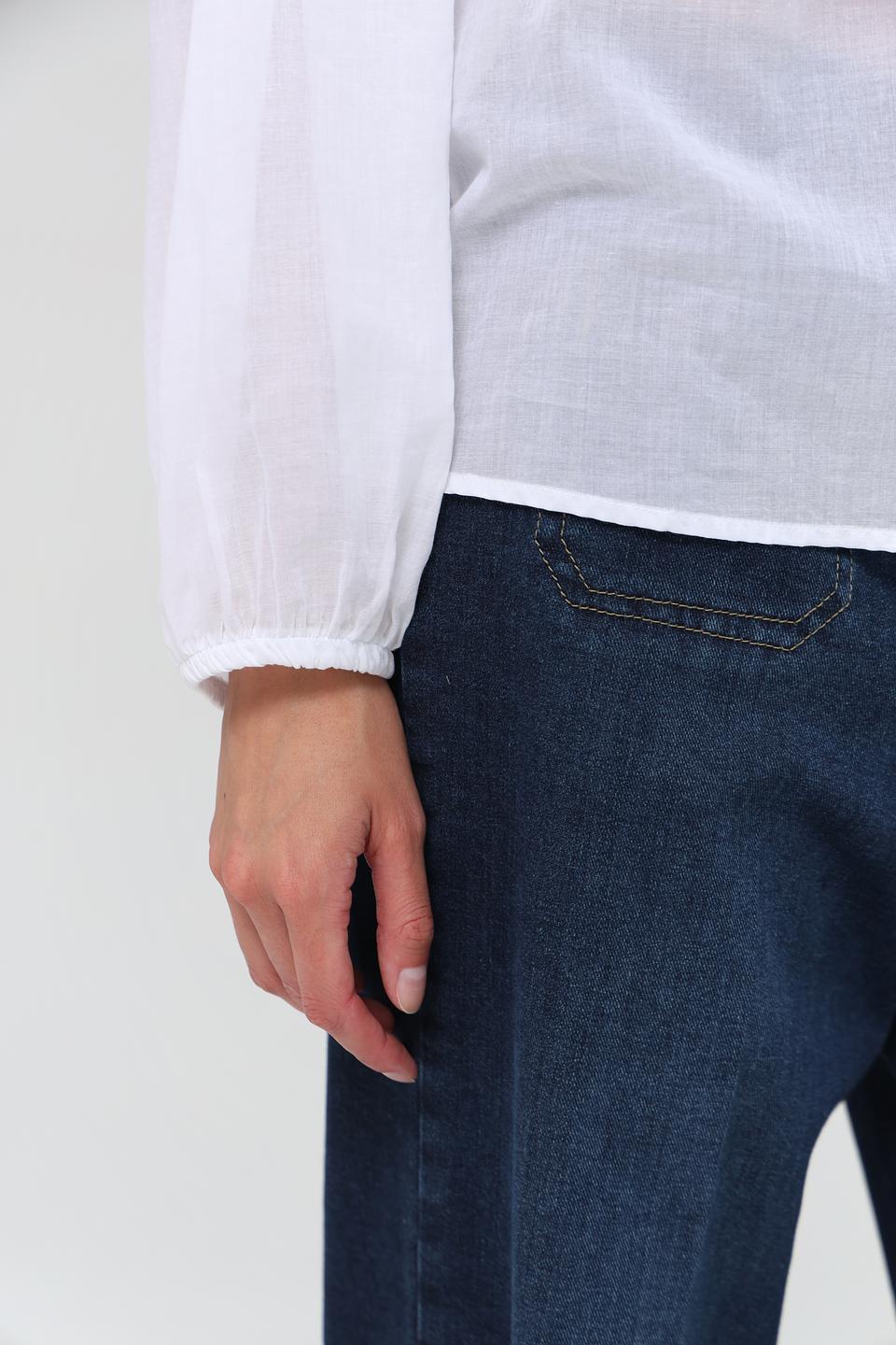 Блуза Monari с вышивкой белый