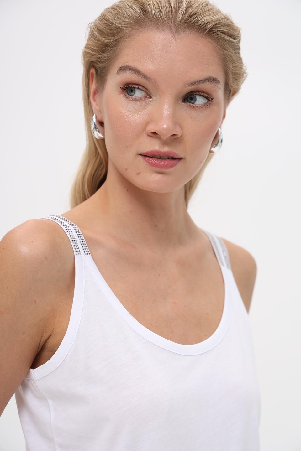 Топ Monari на бретелях белый